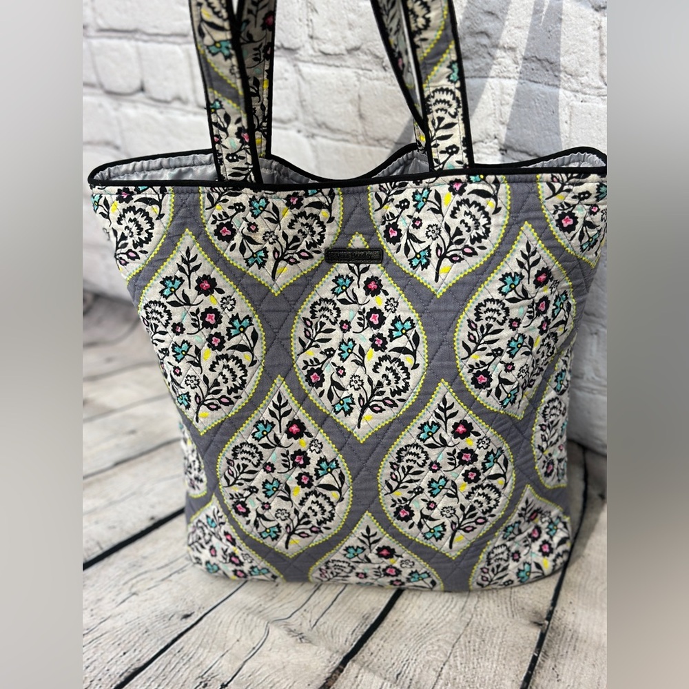 Vera Bradley Carson Cotton Shoulder Bag Handbag Tote - Picture 6 of 12